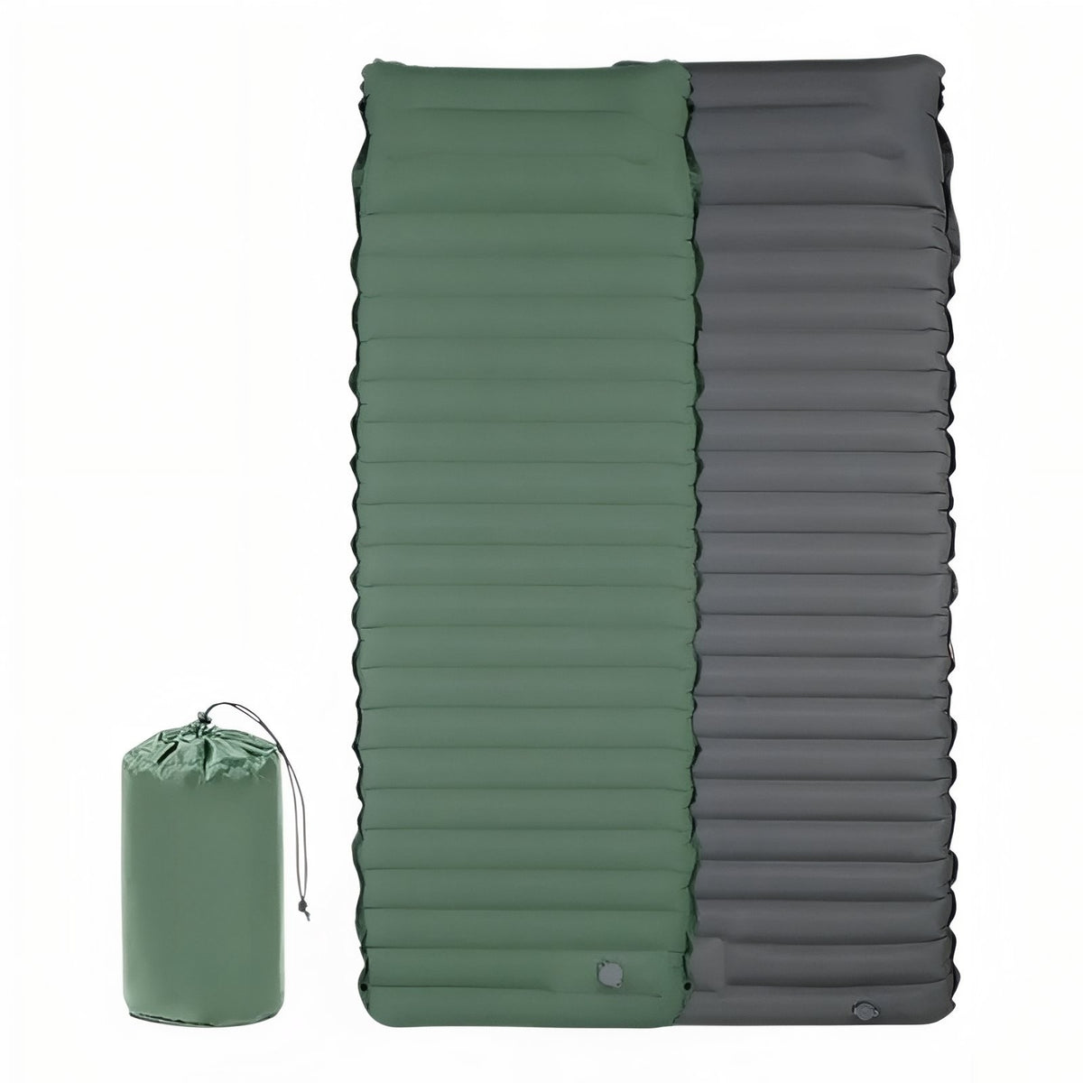 Matelas Camping Gonflable Confortable - Vert Foncé