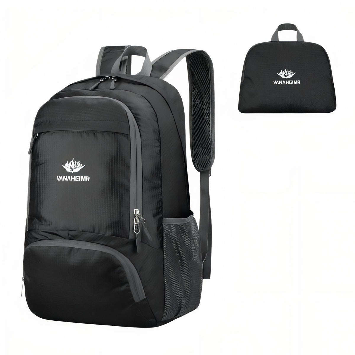 Sac à Dos Léger Imperméable - Noir