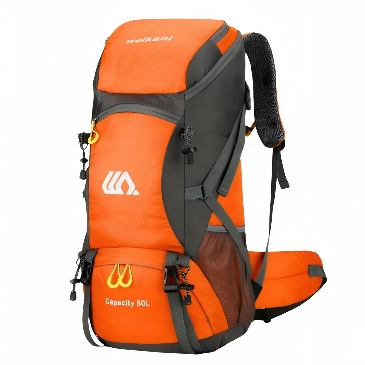Lightweight Hiking Backpack 50 Liters - Orange