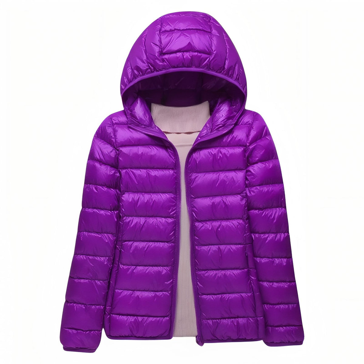 Women's Compressible Hiking Down Jacket - Purple