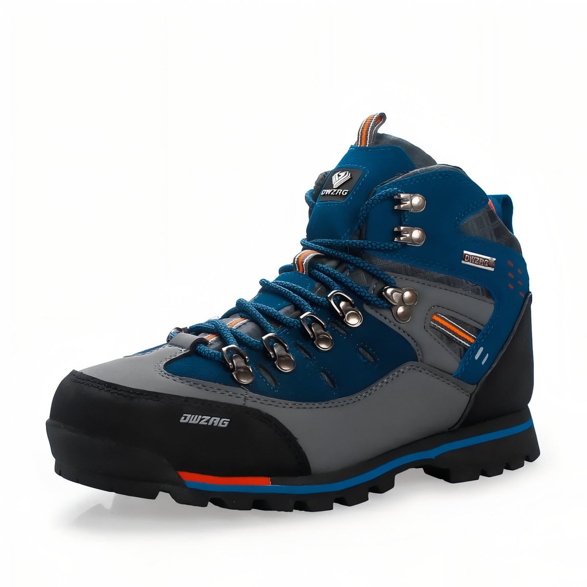Men's Mountain Hiking Shoe - Navy Blue and Gray
