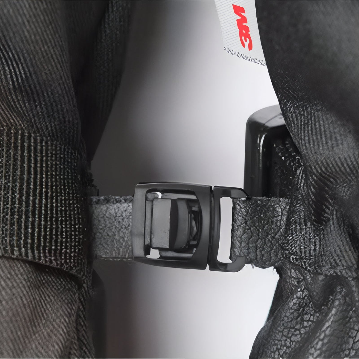 Gants Pour Ski de Randonnée gros plan fermeture - Blanc et Noir - Gris et Noir - Noir Ébène