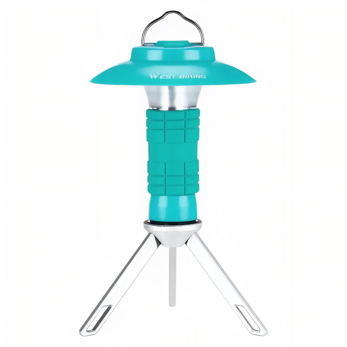 Ultra-Light Hiking Lantern - Turquoise and Silver