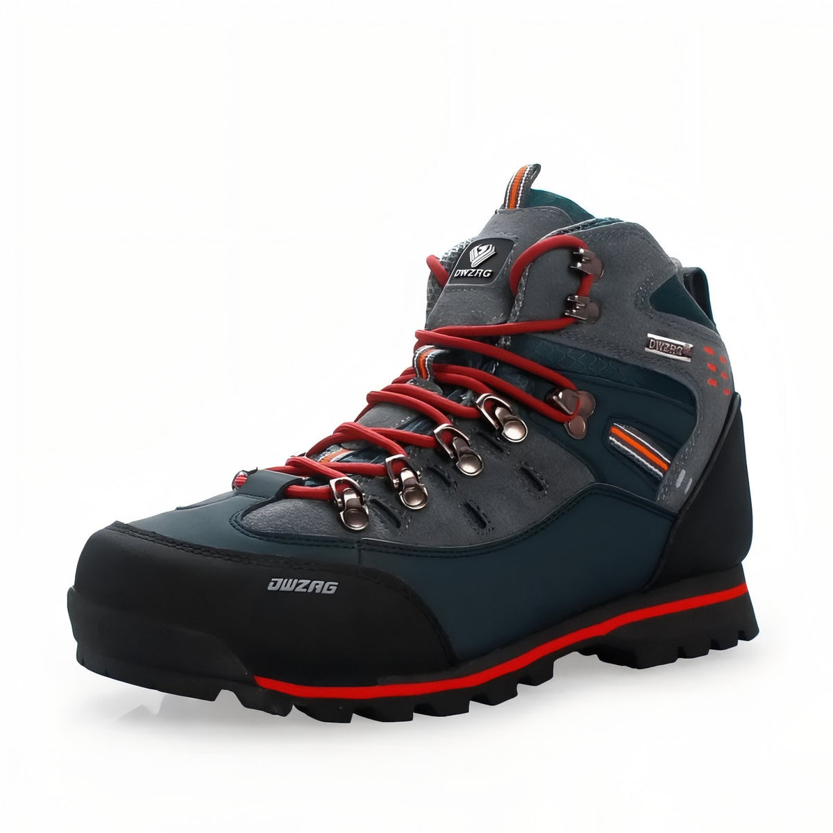 Men's Mountain Hiking Shoe - Gray and Red