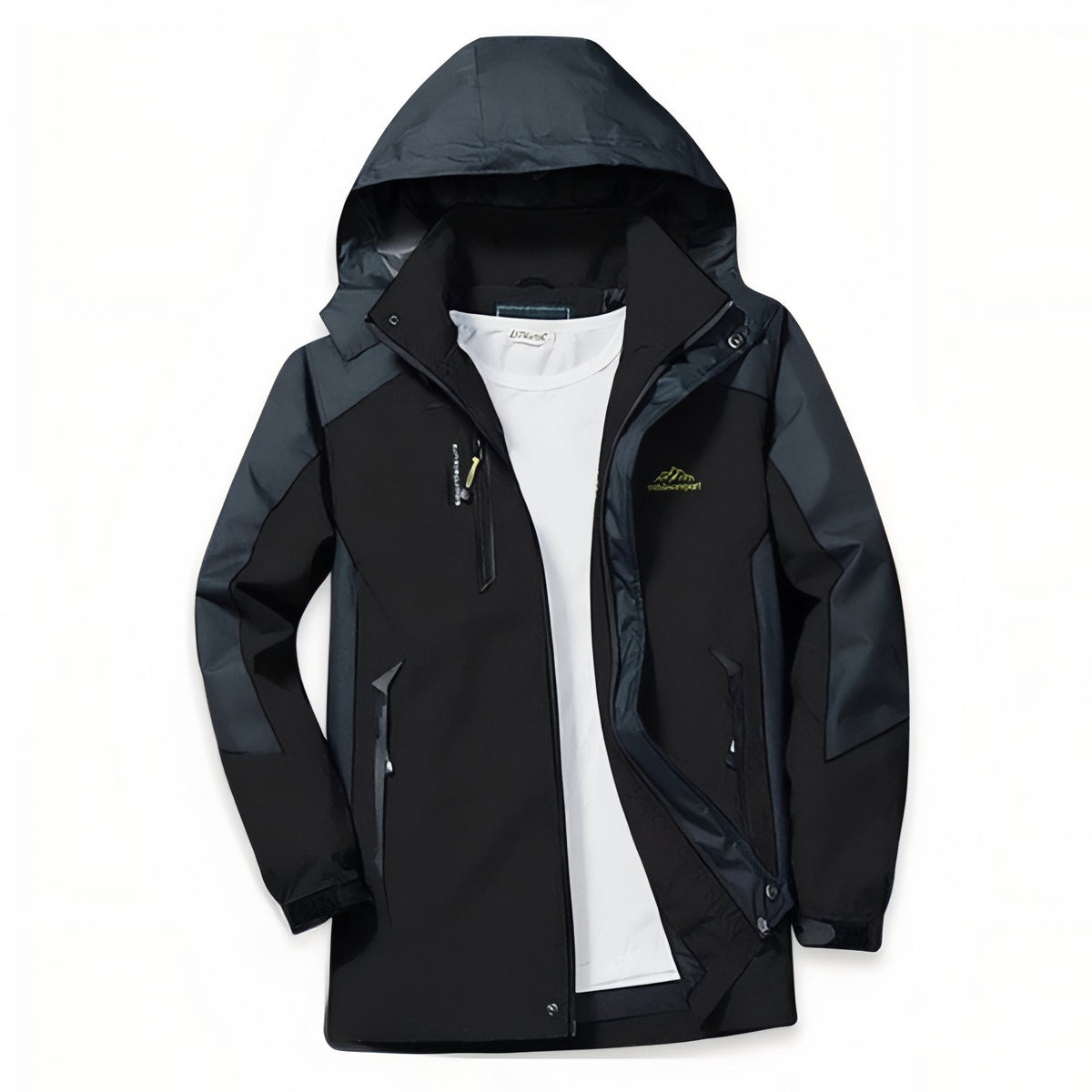 Veste Randonnée Femme Imperméable Et Respirante - Noir