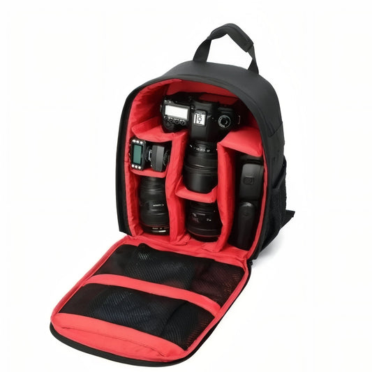 Camera Backpack - Red