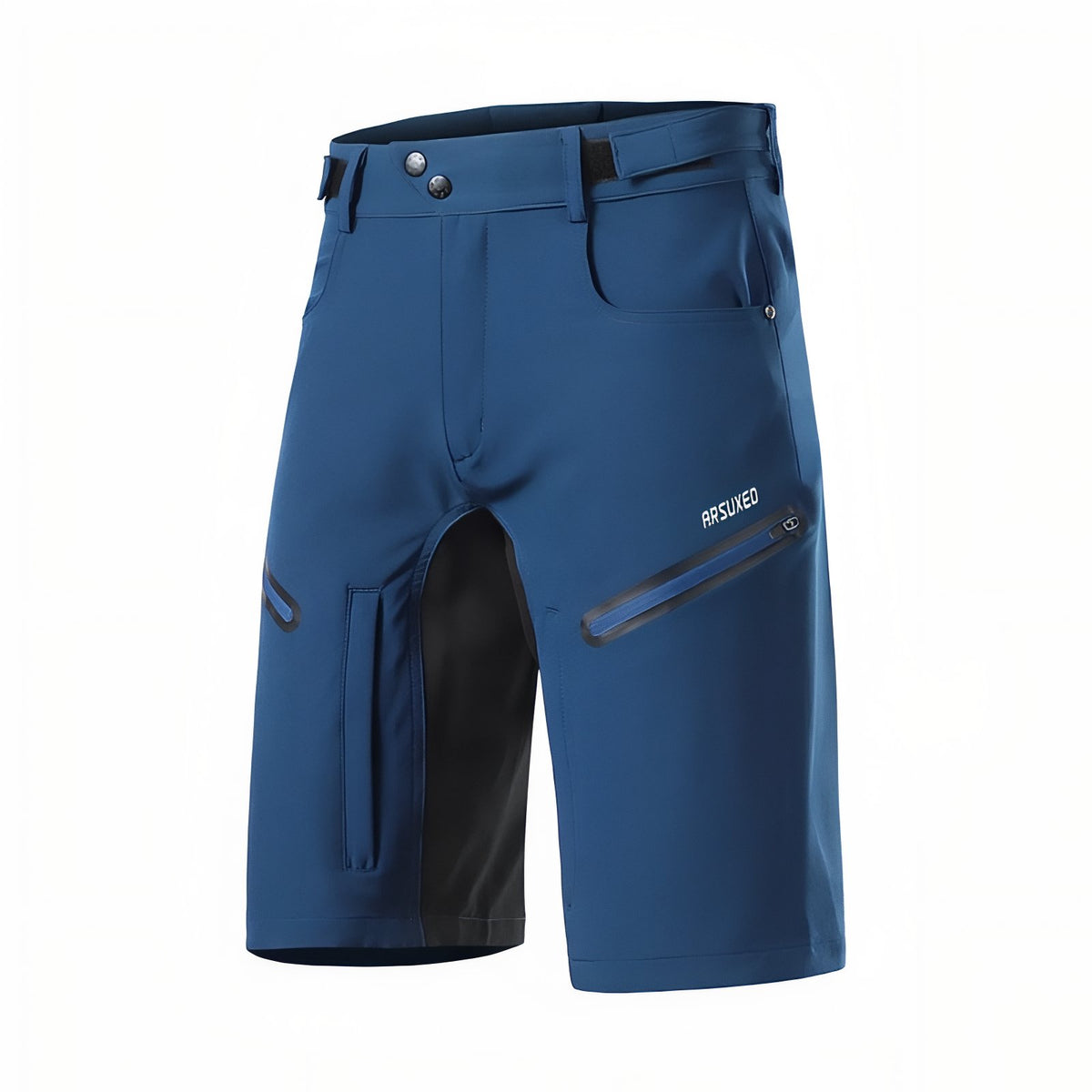 Bermuda Zip-Off Hiking Shorts - Navy Blue