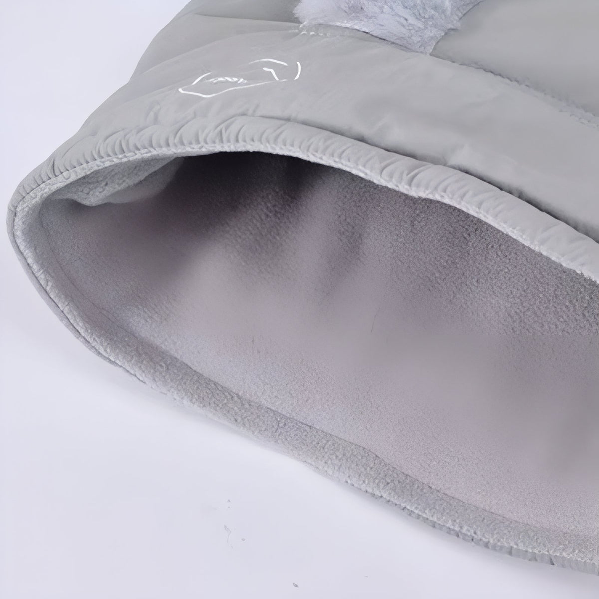 Close-up of Warm Bataclava Hood interior - Light Grey - Beige - Ebony Black - Navy Blue - Brown - Dark Grey - Pale Pink - White