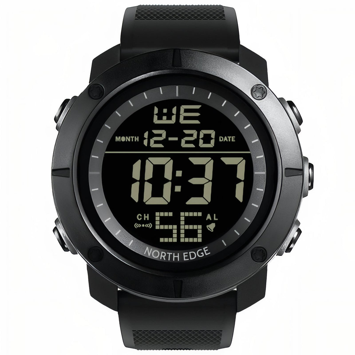 Montre Homme Randonnée - Noir Mat