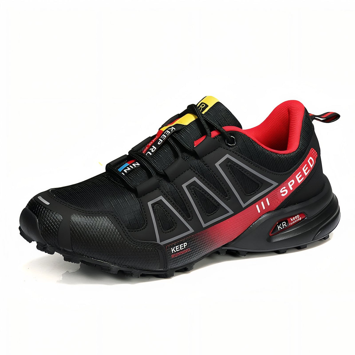 Men's Urban Walking Shoes - Red and Black