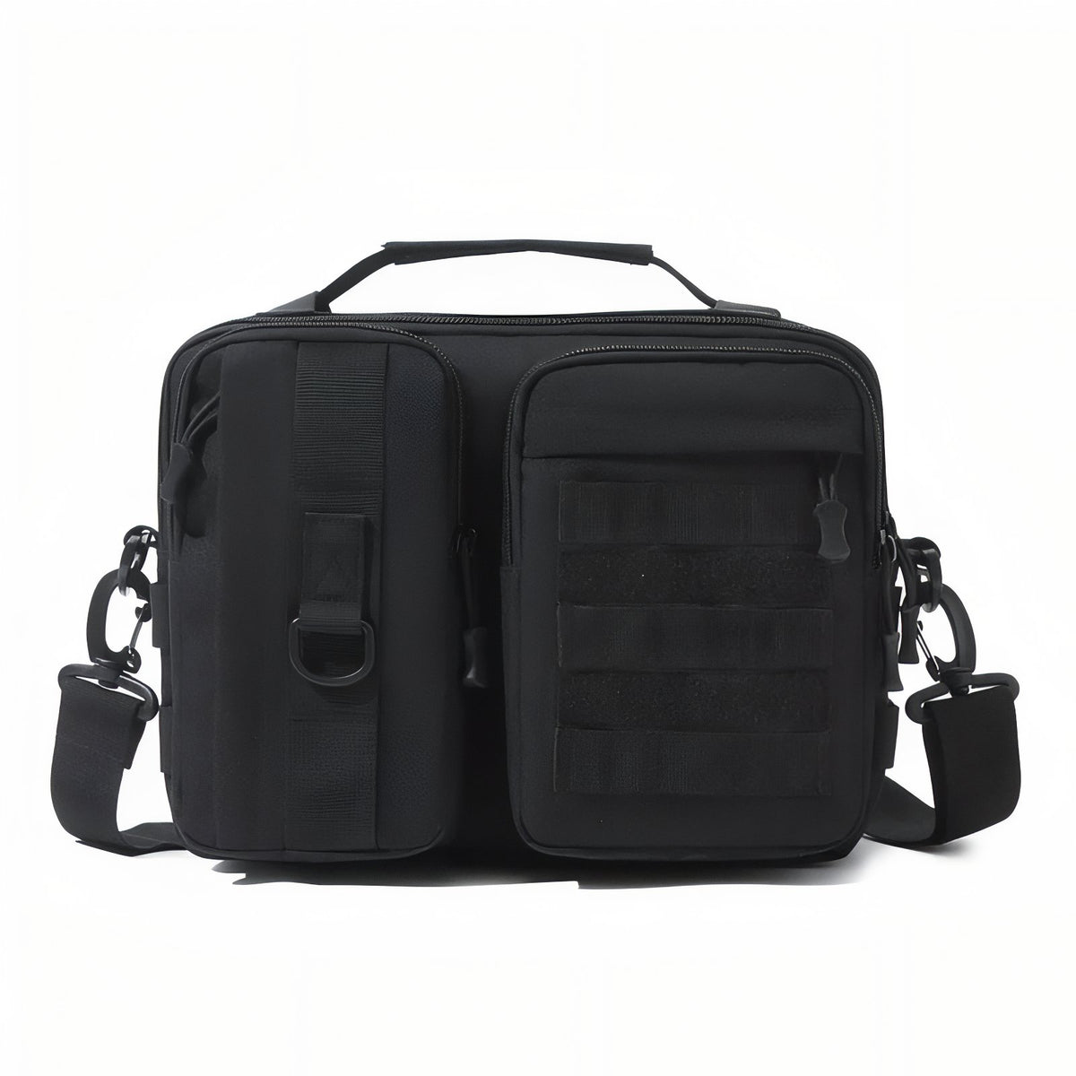 Sac Bandoulière Homme Militaire - Noir