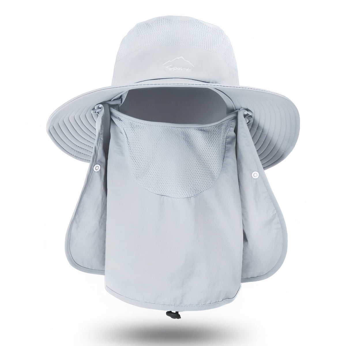 Anti-UV Hiking Hat - Light Grey - 56-62CM