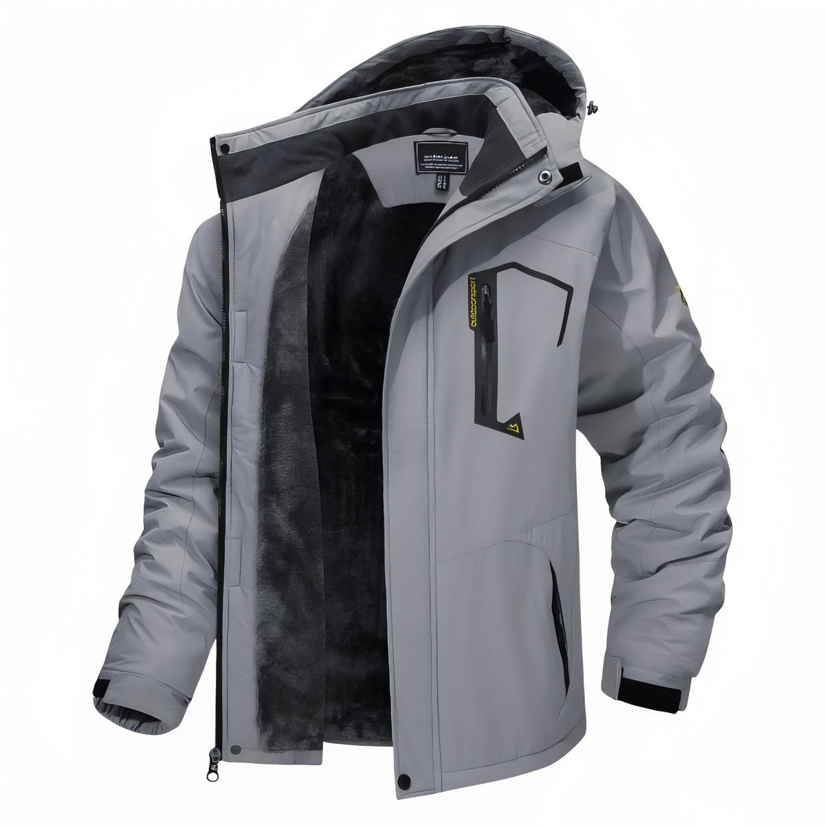 Veste Chaude Randonnée Homme - Gris Clair