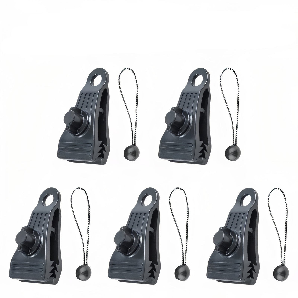 Pince Bâche De Tente - 5pcs avec Tendeur