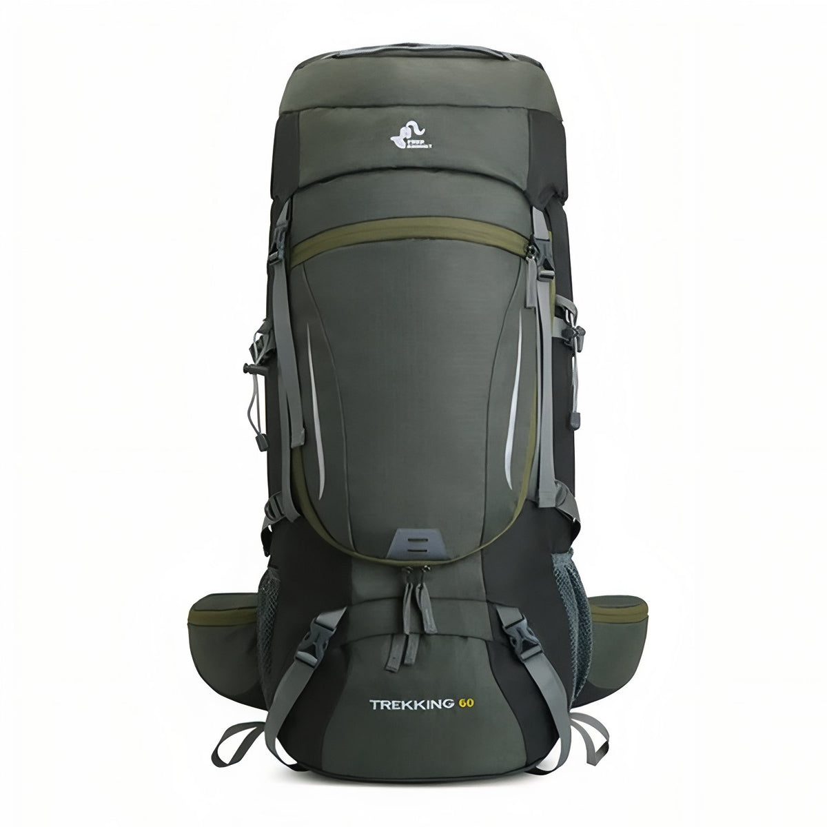 Breathable Hiking Backpack 60 Liters - Green
