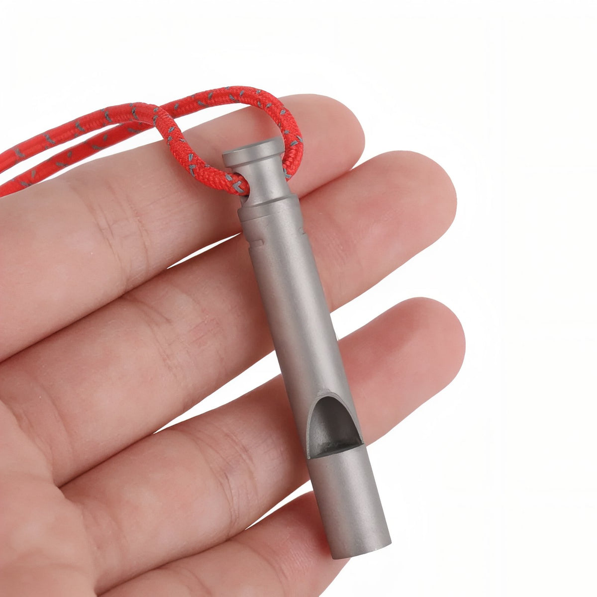 Titanium Hiking Whistle - Grey