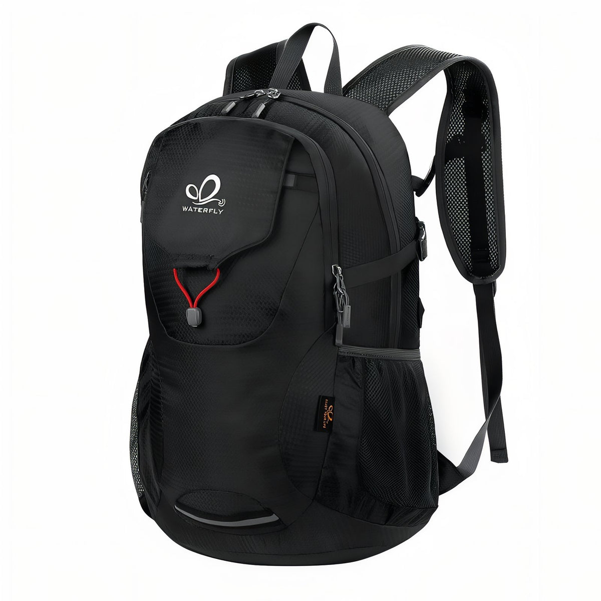 Sac à Dos Randonnée 30L Ultra Léger - Noir et Rouge