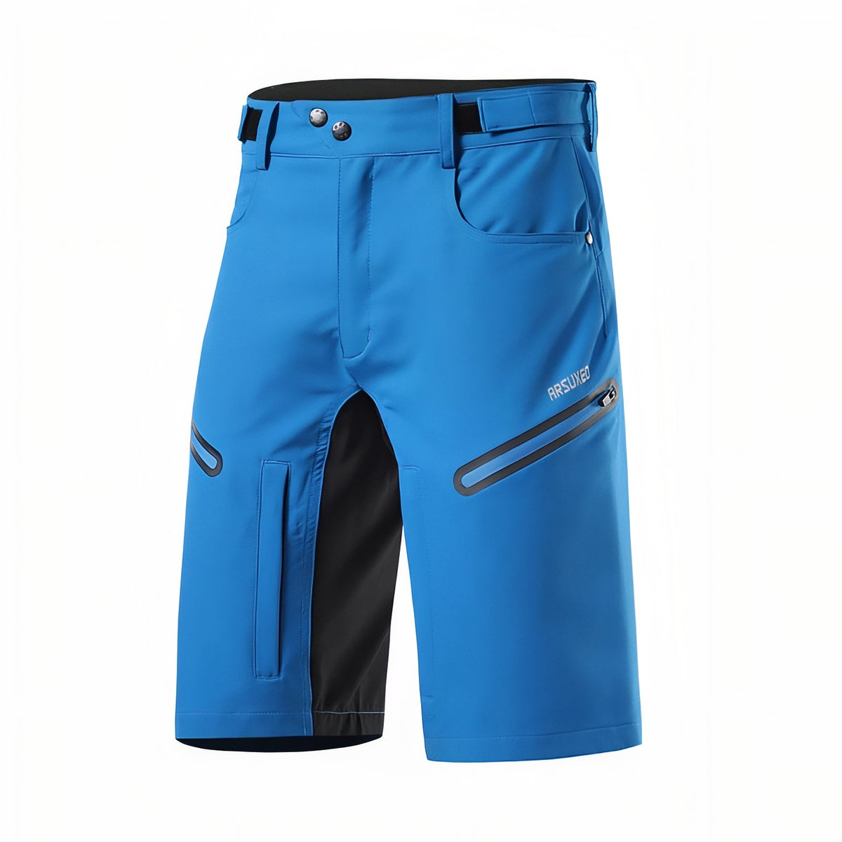 Hiking Zip Bermuda Shorts - Sky Blue