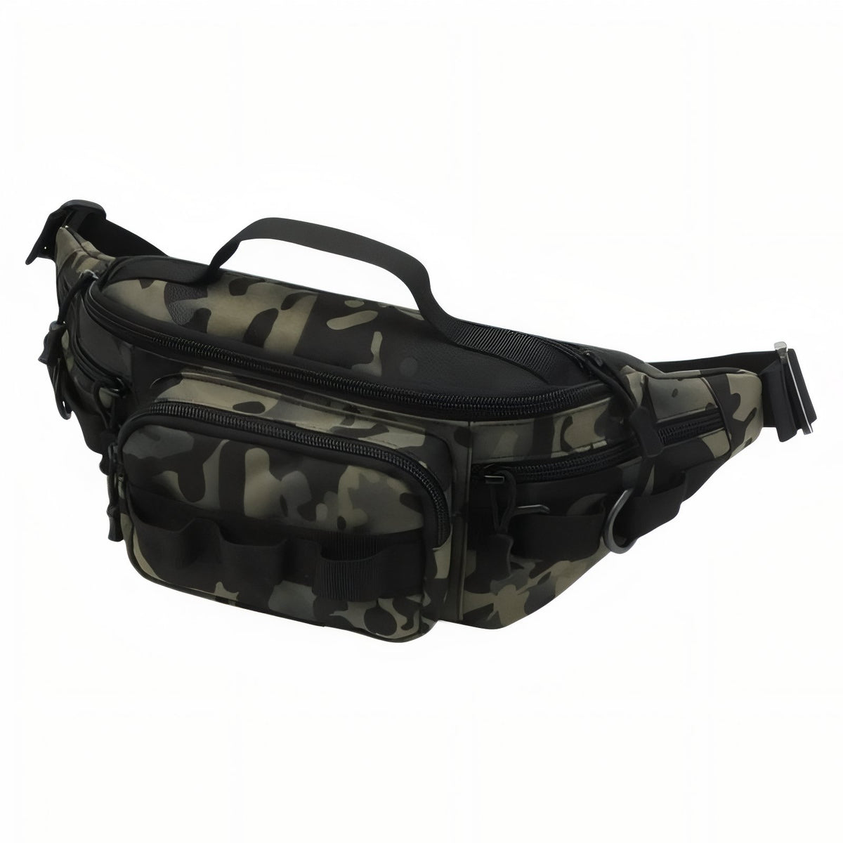 Sac Banane Pour Randonnée - Vert Foncé et Noir