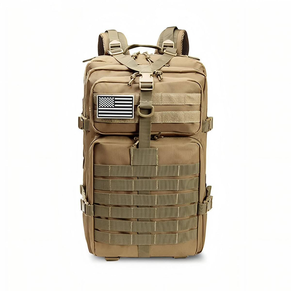 Military Hiking Backpack - Beige
