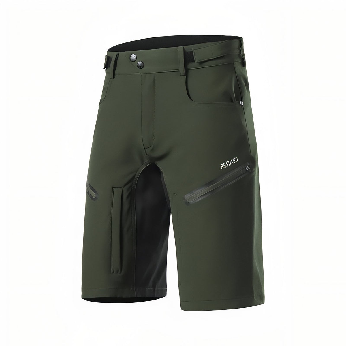 Hiking Zip Bermuda Shorts - Green