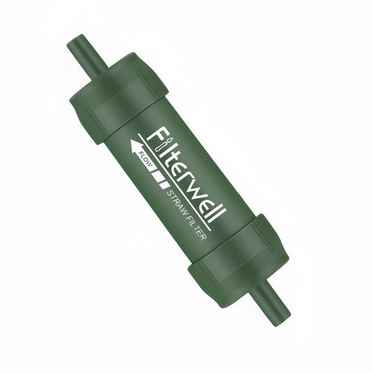 Hiking Water Filter - Olive Green