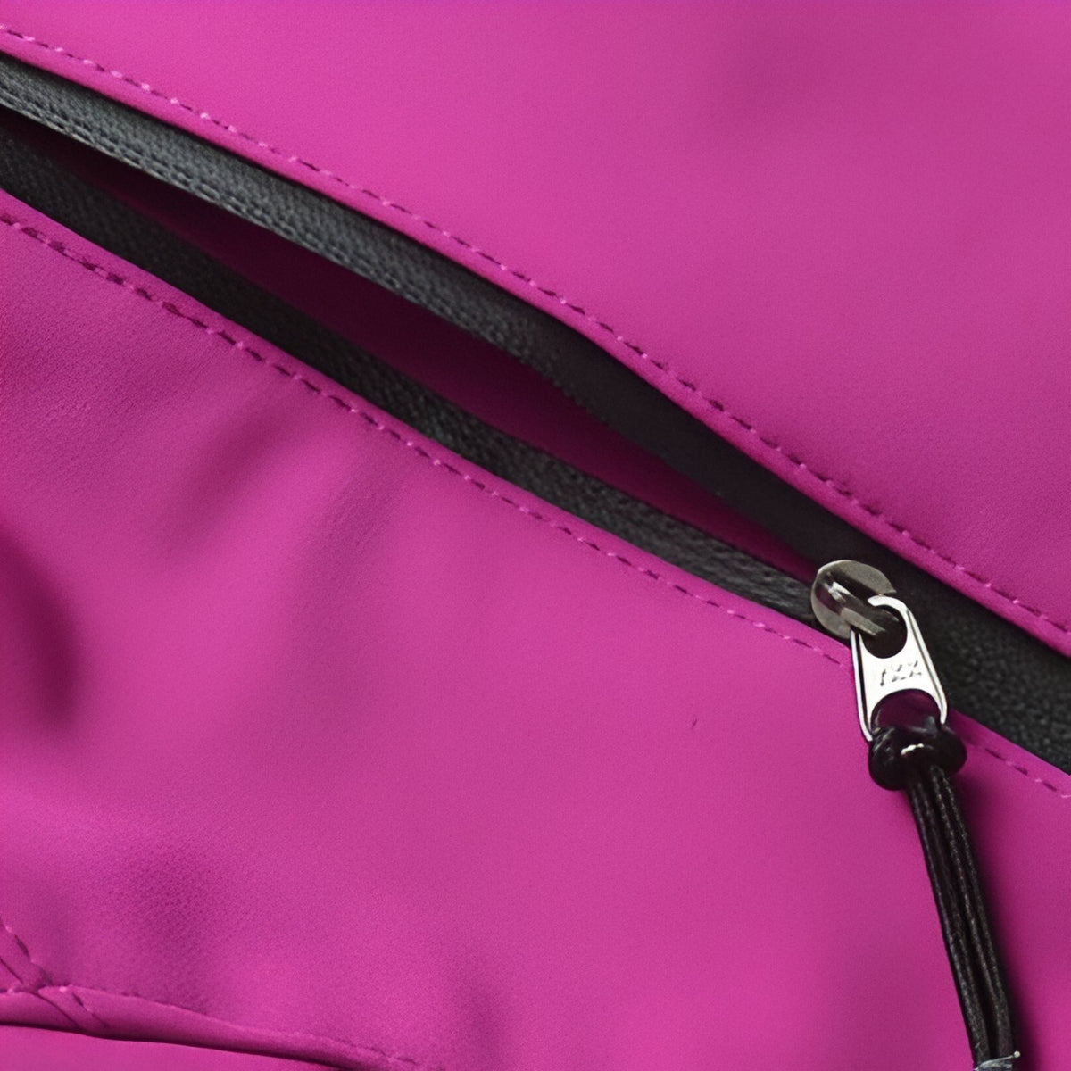 Women's Waterproof Hiking Pants close-up zip closure - Black - Anthracite Gray - Olive Green - Purple - Fuchsia