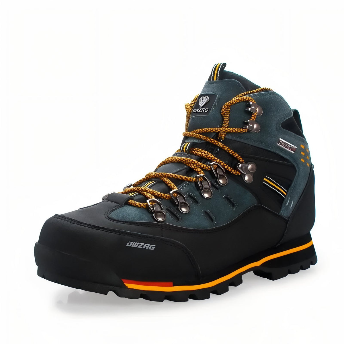 Men's Mountain Hiking Shoe - Black and Orange