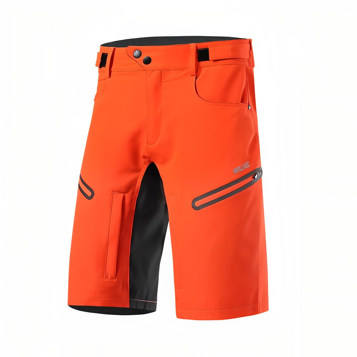 Bermuda Zip-Off Hiking Shorts - Orange