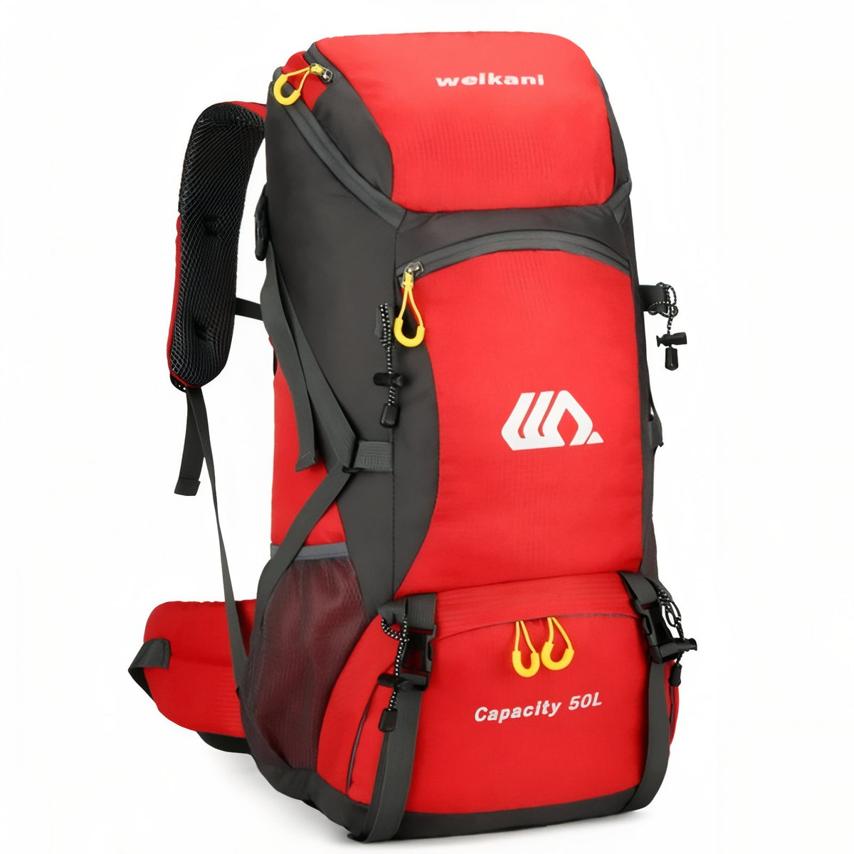 Lightweight Hiking Backpack 50 Liters - Red