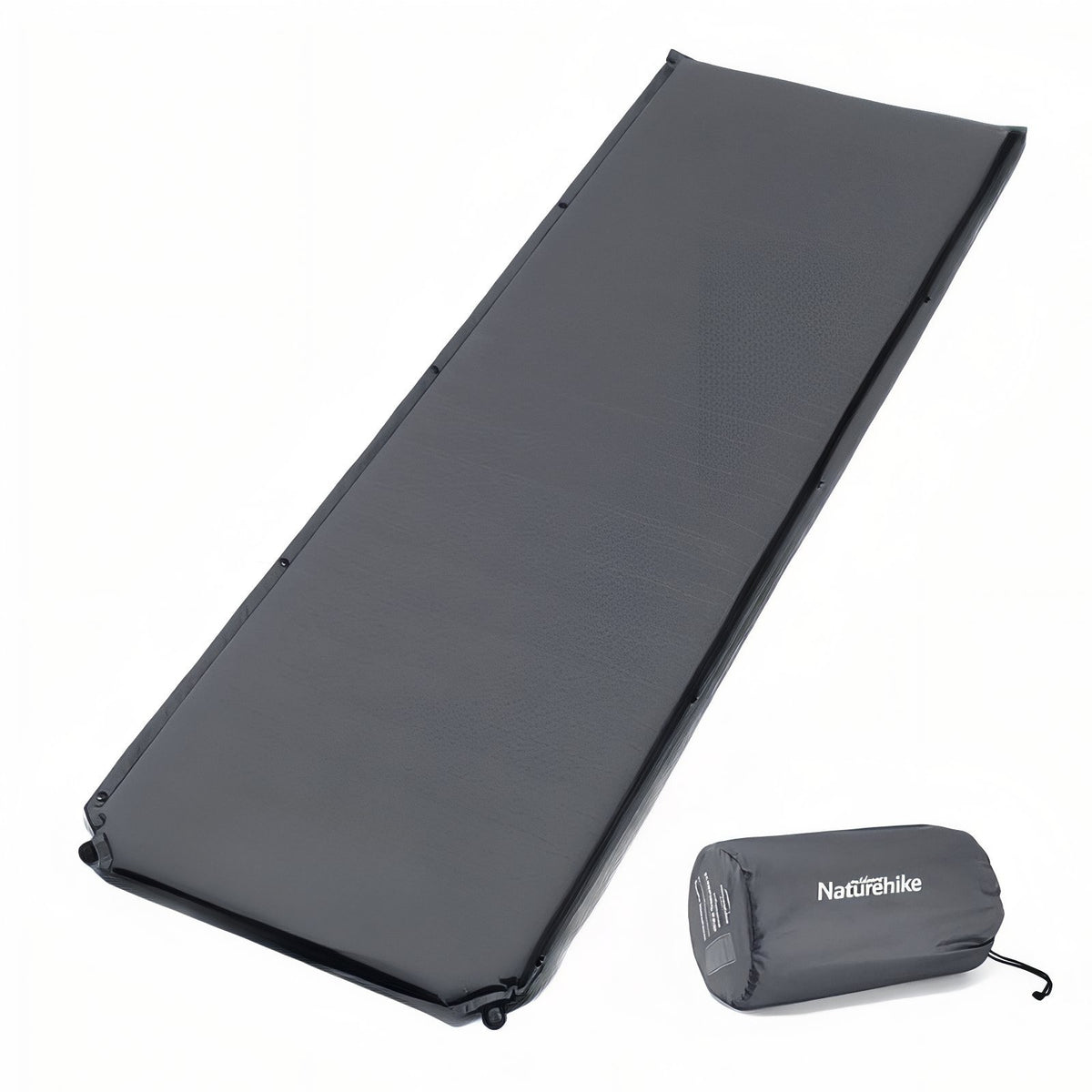 Self-Inflating Camping Mattress 1 Person - Dark Grey