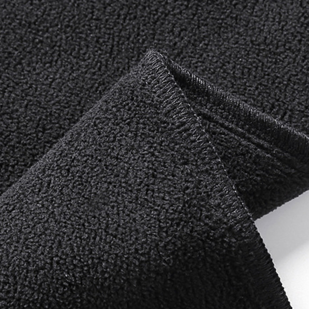 Pantalon Polaire Randonnée Homme gros plan matière - Noir - Gris - Bleu Marine