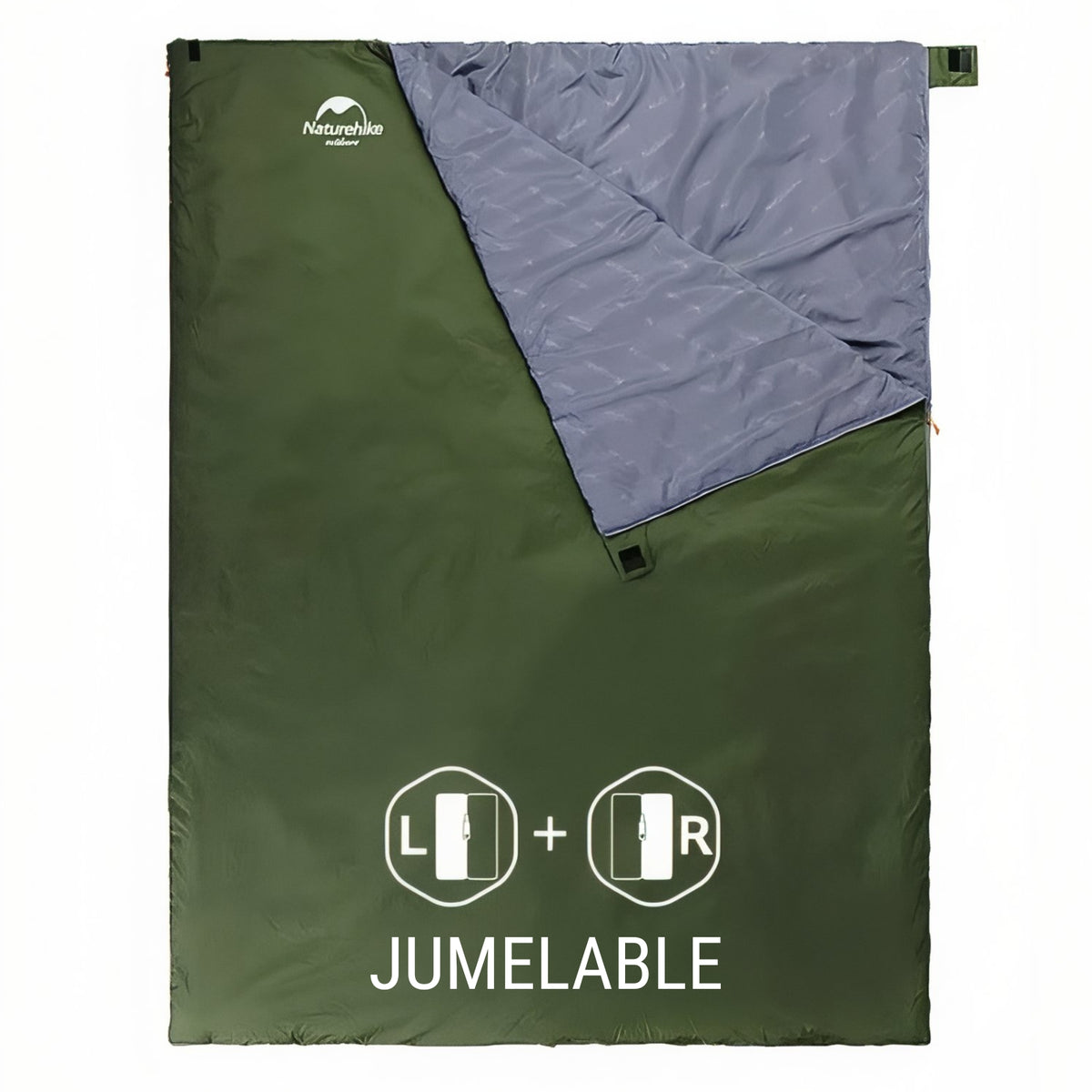 Sac De Couchage Été Ultra Léger compartiment ouvert - Vert Olive - Vert Clair - Vert Camouflage - Marron Foncé - Gris Clair - Bleu Marine