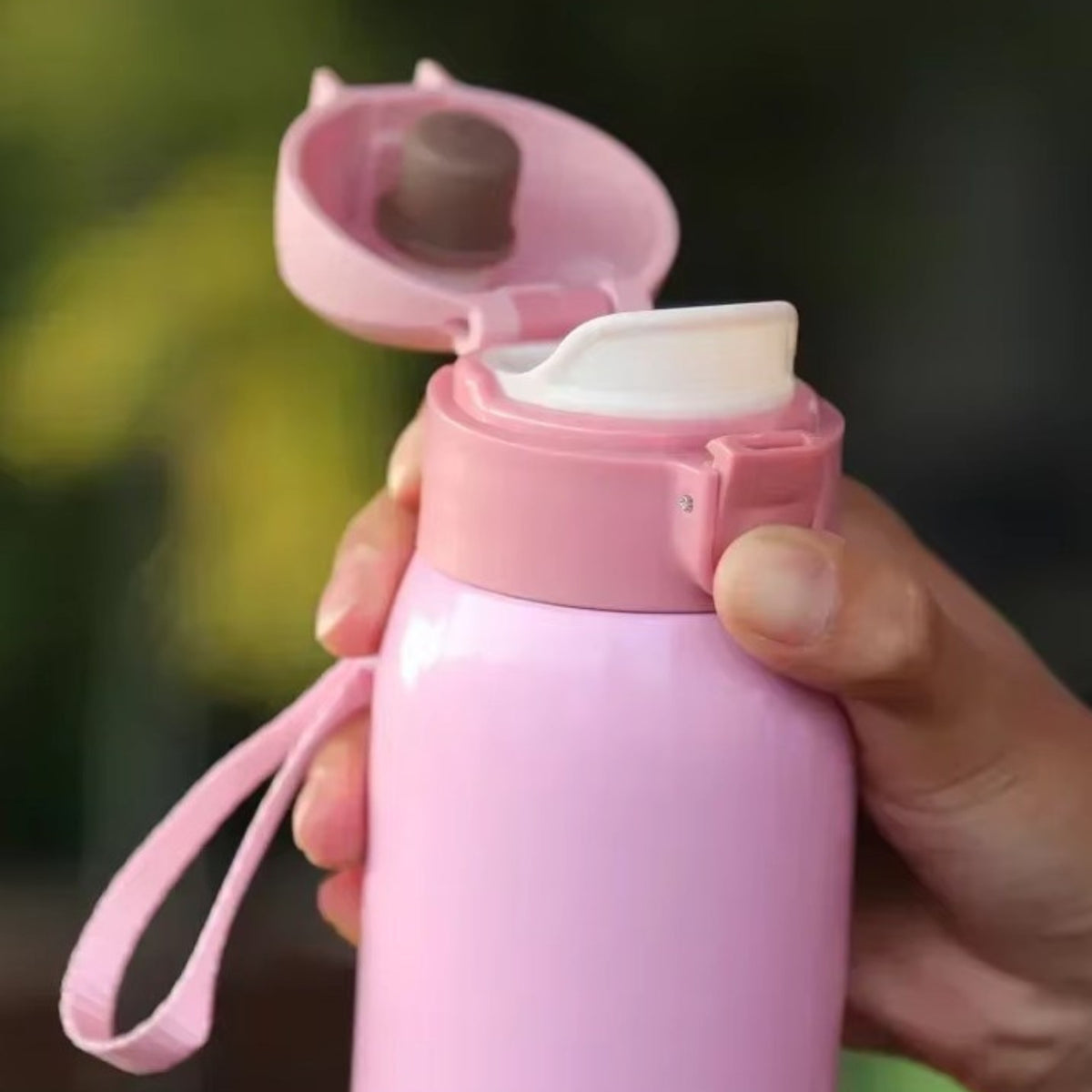 Mini Insulated Bottle 200ml carried by hand - Pink - White - Raspberry - Turquoise - Orange