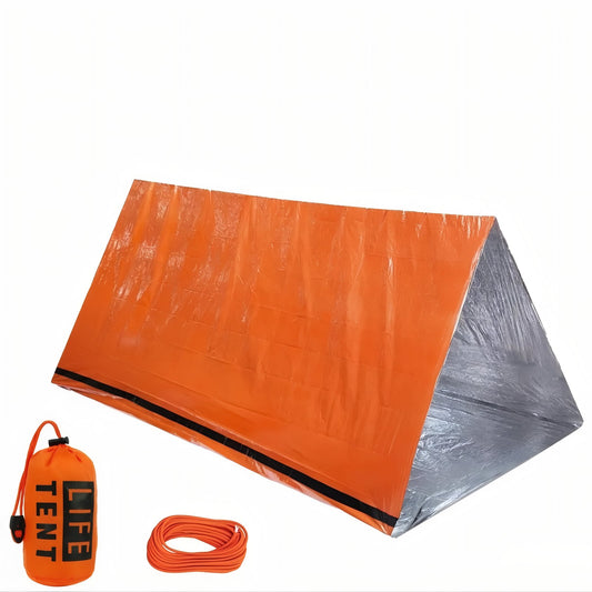 Survival Bivouac Tent - Orange and Silver