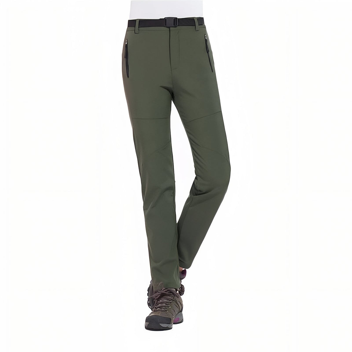 Women's Waterproof Hiking Pants standing - Black - Anthracite Grey - Olive Green - Purple - Fuchsia