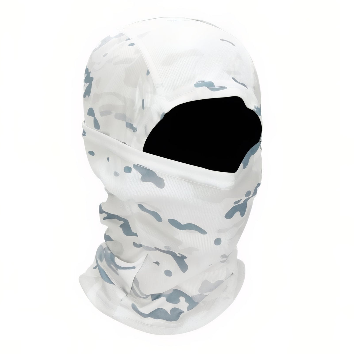 Cagoule Camouflage Militaire - Blanc et Gris - 56-60cm
