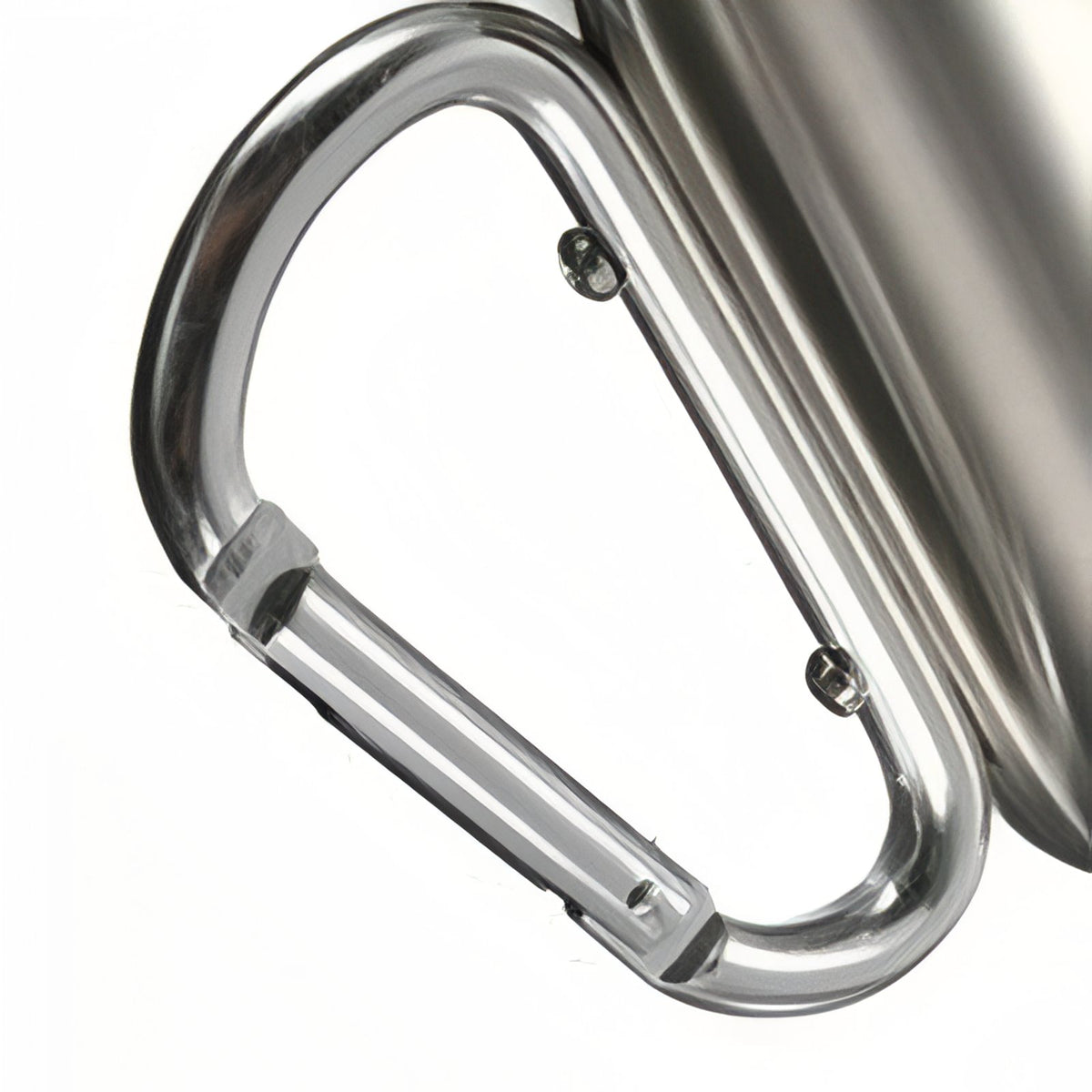 Stainless Steel Carabiner Mug close-up carabiner - Grey