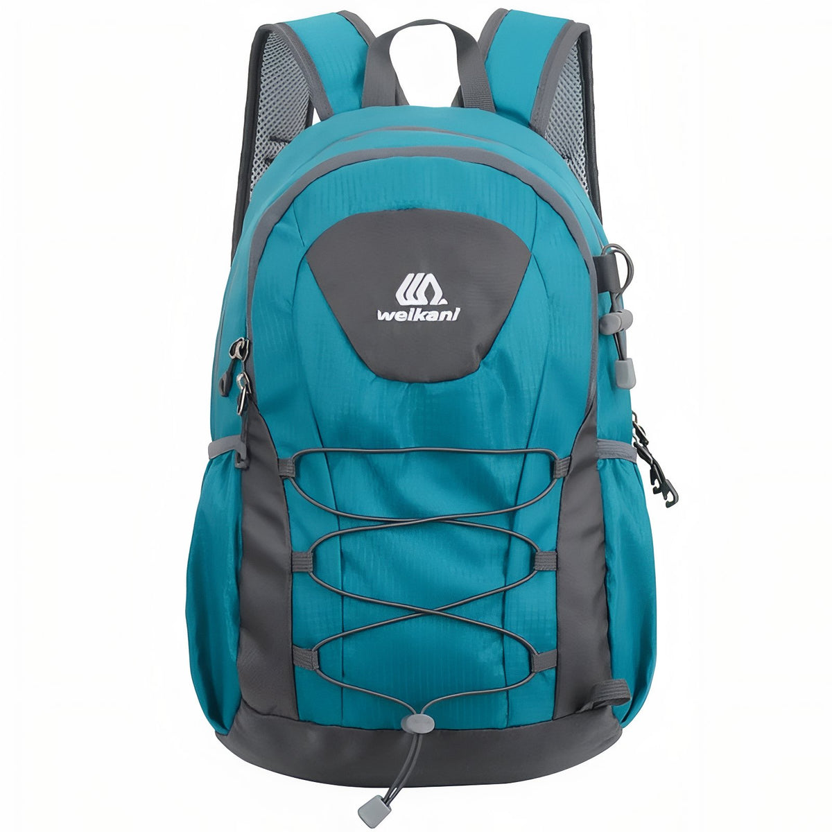 Petit Sac à Dos de Randonnée sac à dos entier - Turquoise et Gris