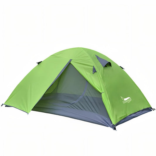 Lightweight 2-Person Bivouac Tent - Lime Green and Dark Gray
