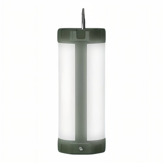 Rechargeable Powerful Lantern 106 LEDs - White and Olive Green