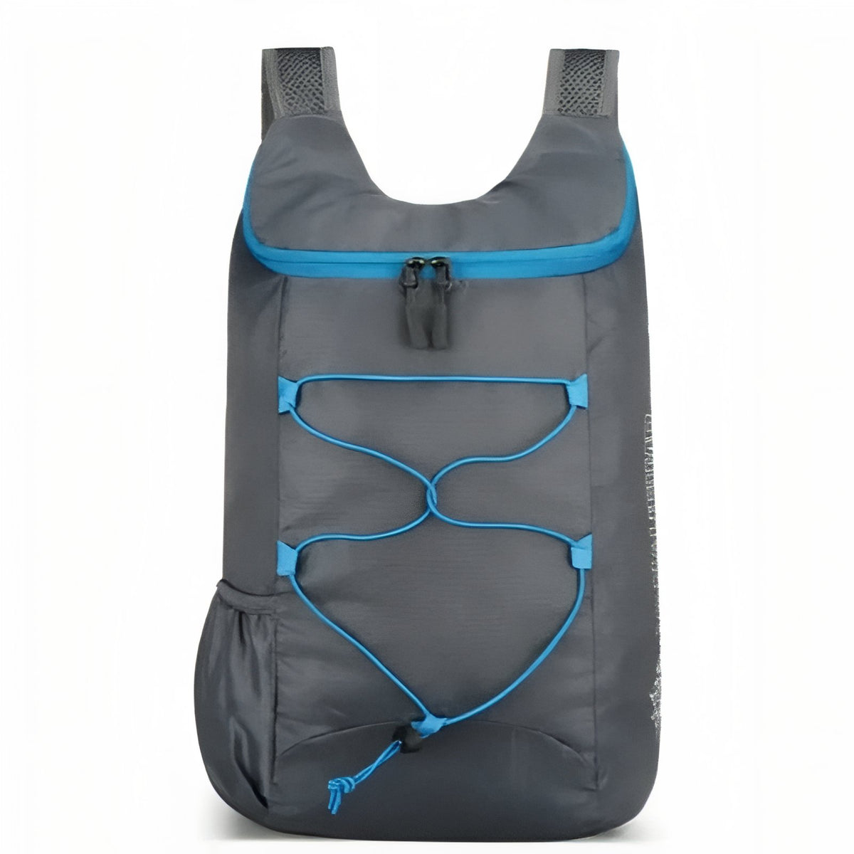Foldable Hiking Backpack 20L - Grey and Blue