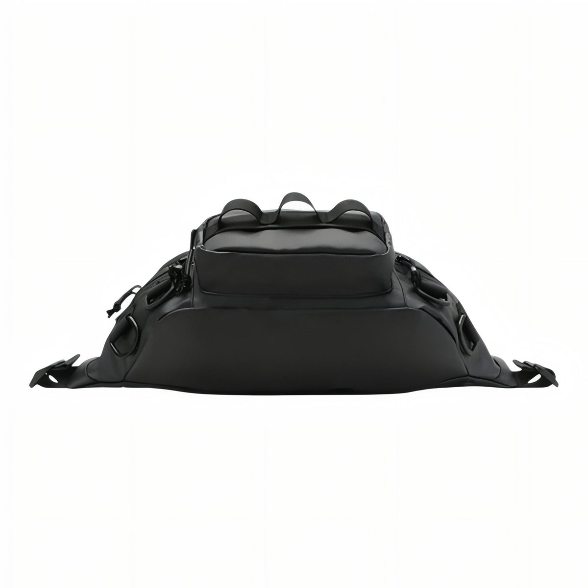 Sac Banane Pour Randonnée vue latérale - Noir Ébène