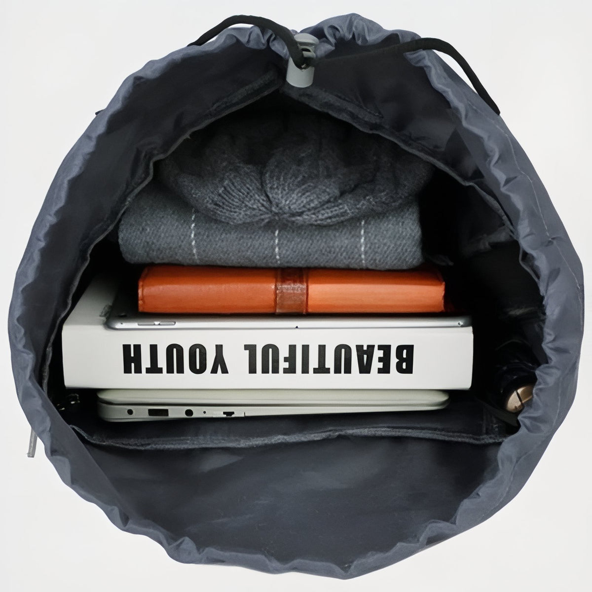 Sac à Dos Imperméable Randonnée 75L intérieur rempli d'objets - Vert Foncé - Bleu Marine - Bleu Océan - Noir